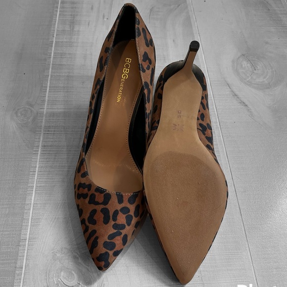 BCBG marci leopard print heels - Picture 6 of 8